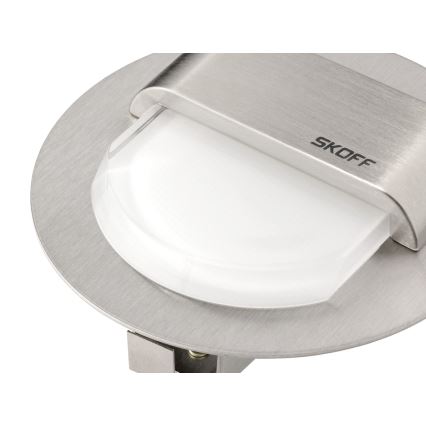 Skoff - LED Schodišťové svítidlo RUEDA 0,8W/10V modrá