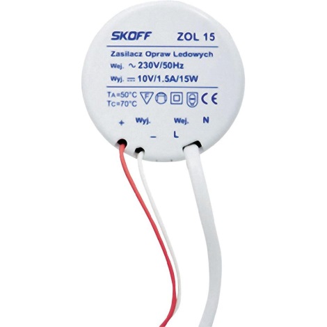 Skoff - Transformátor ZOL 15 15W/230V/10V DC
