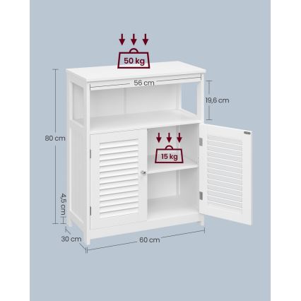 Skříňka EIKE bílá