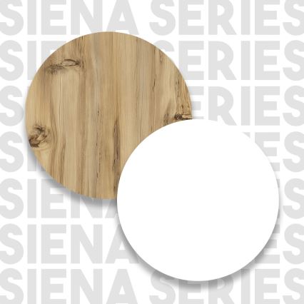 Skříňka na pračku s úložným prostorem 94x88x60 cm bílá/ořech