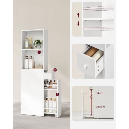 Skříňka NALA bílá