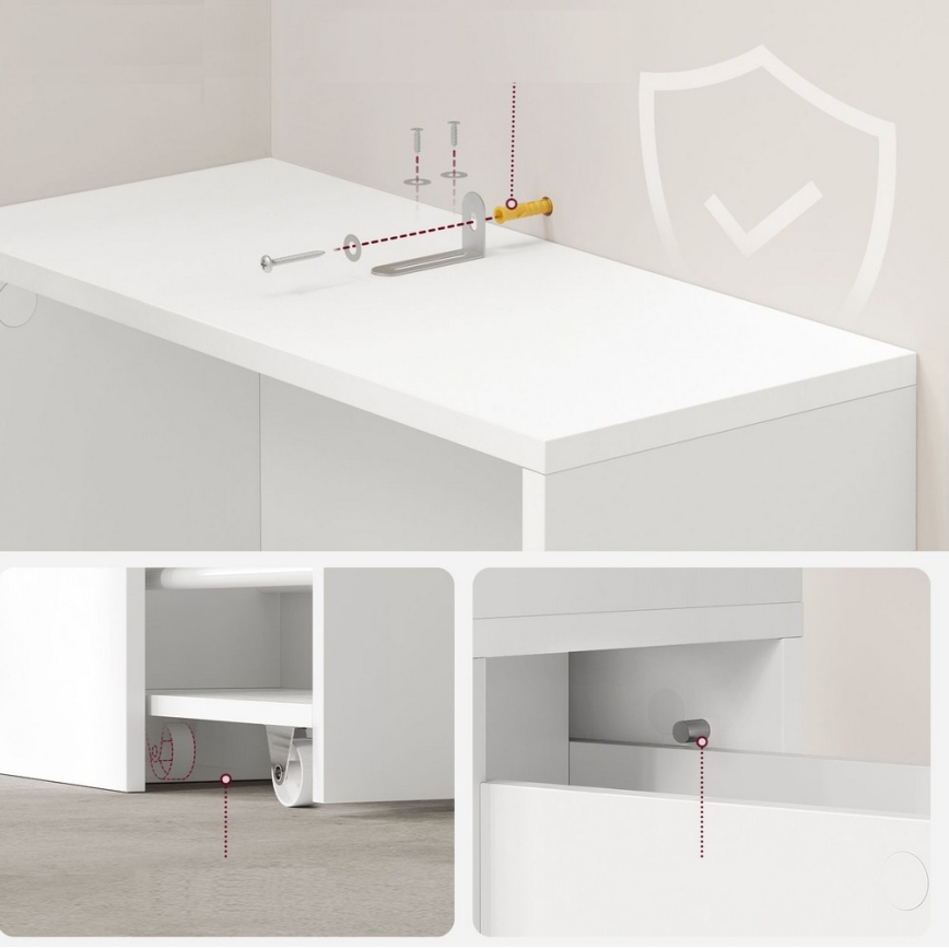 Skříňka NALA bílá