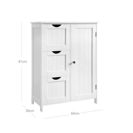 Skříňka ZARA 60x81x30 cm bílá