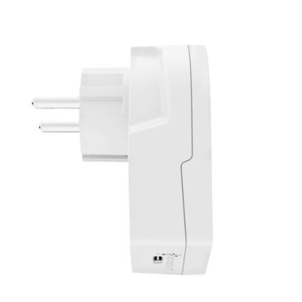Cestovní adaptér Europe USB C20PD pro cizince v ČR, USB-C 20W typ E/F