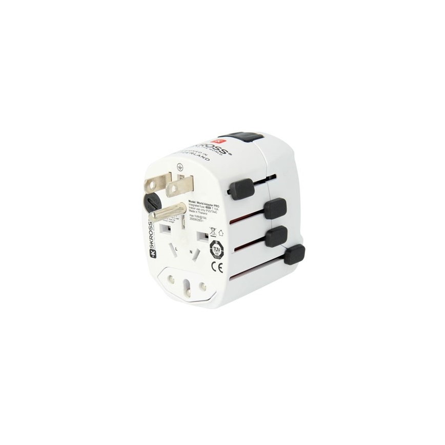 SKROSS - Cestovní adaptér univerzální 6,3A