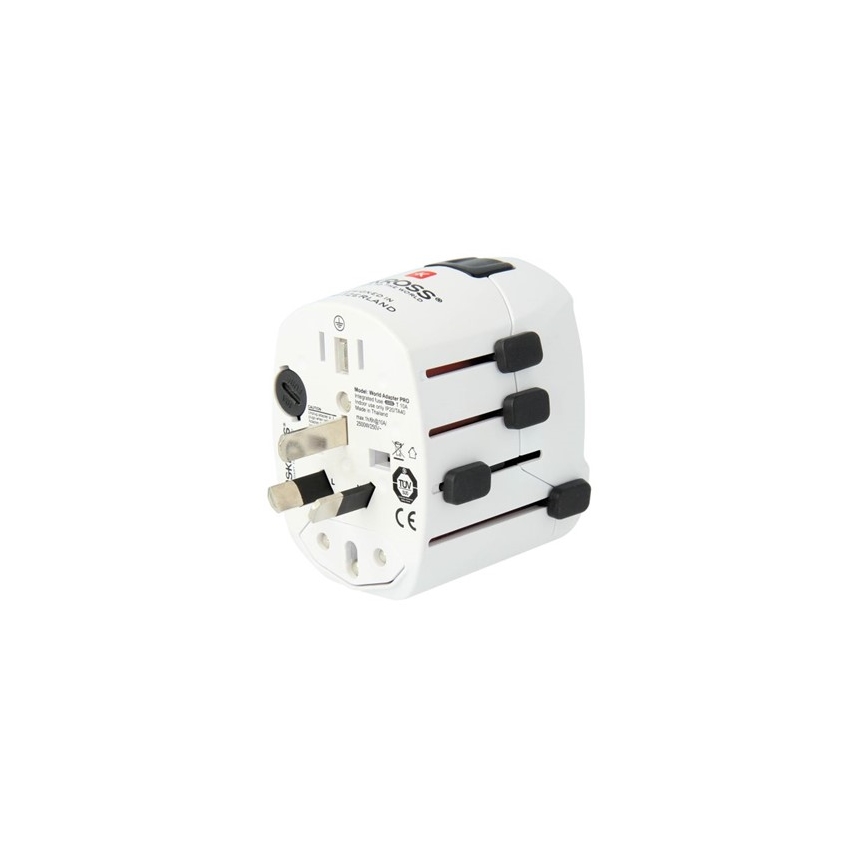 SKROSS - Cestovní adaptér univerzální 6,3A