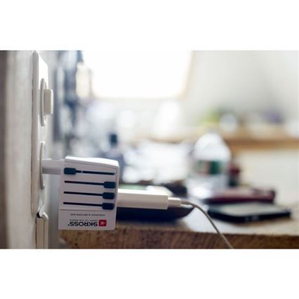 Cestovní adaptér MUV USB AC USB A+C 15W