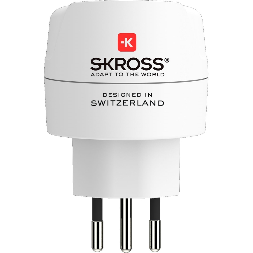 SKROSS - Cestovní adaptér Brazílie/Itálie/Švýcarsko 10A