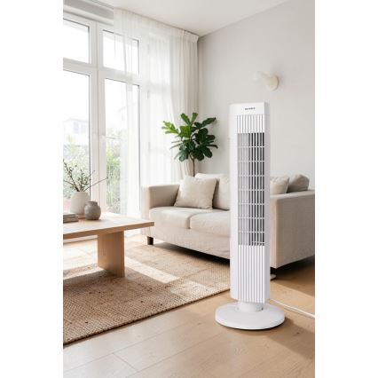 Sloupový ventilátor 50W/230V bílá