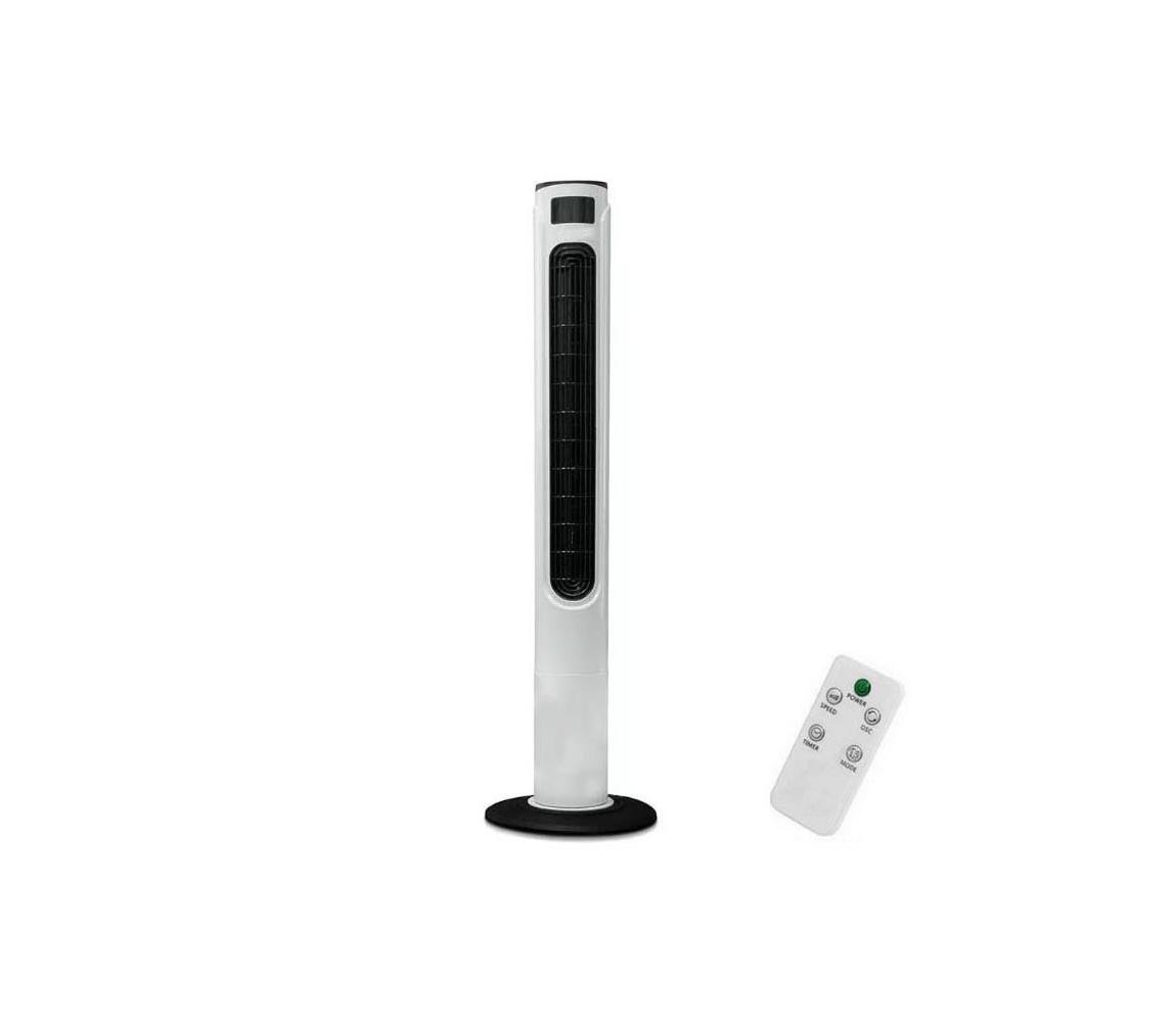 V-Tac Sloupový ventilátor s ukazatelem teploty s dálkovým ovládáním 55W/230V VT0077
