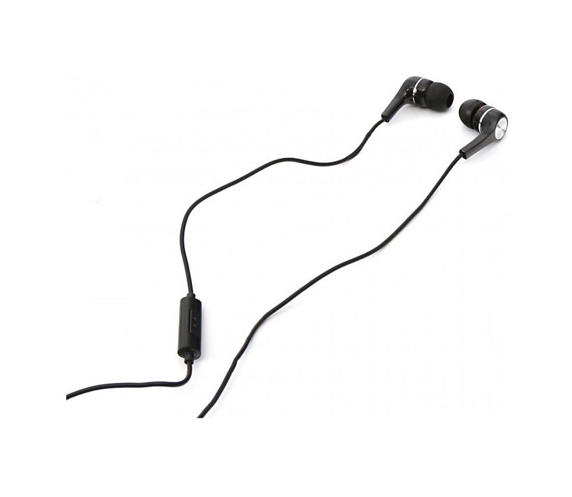 Platinet Sluchátka FIESTA MIC MINI JACK 3,5mm černá PL0225