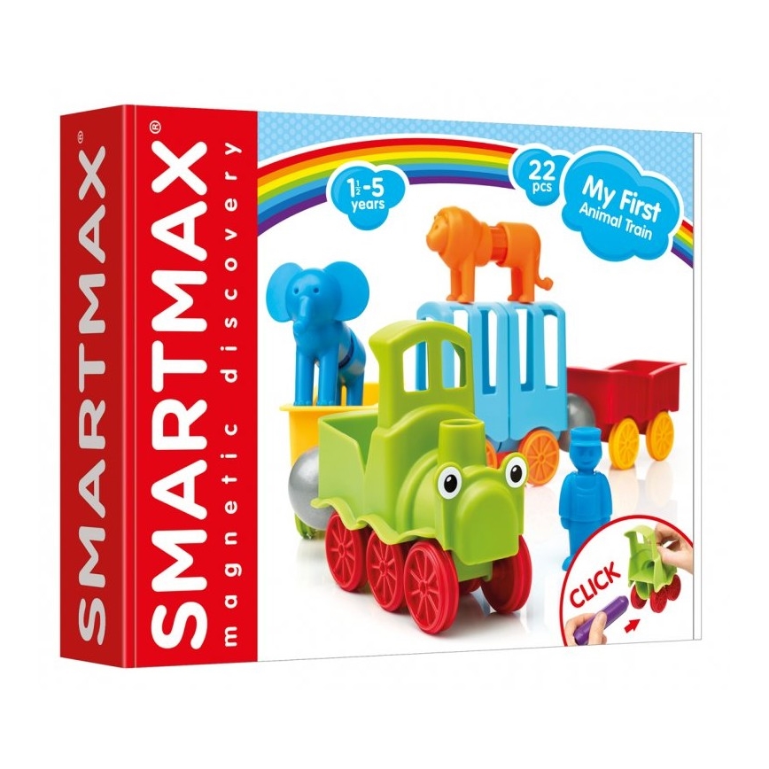 Smartmax - Magnetická stavebnice Můj první vláček 22 ks