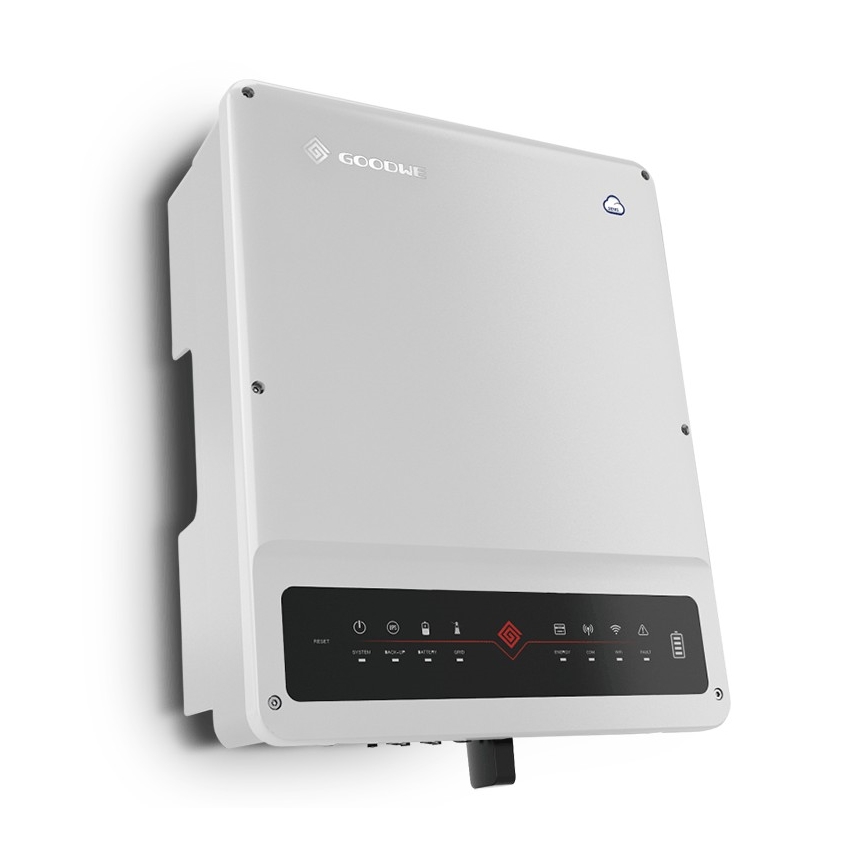 Solární sestava GOODWE - 8kWp JINKO + 8kW GOODWE hybridní měnič 3f +10,65 kWh baterie PYLONTECH H2