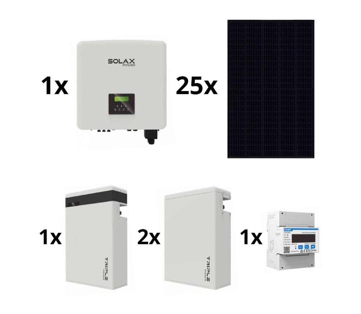 SolaX Power Sol. sestava: SOLAX Power - 10kWp JINKO + 10kW SOLAX měnič 3f + 17,4 kWh baterie SM9998-25ks