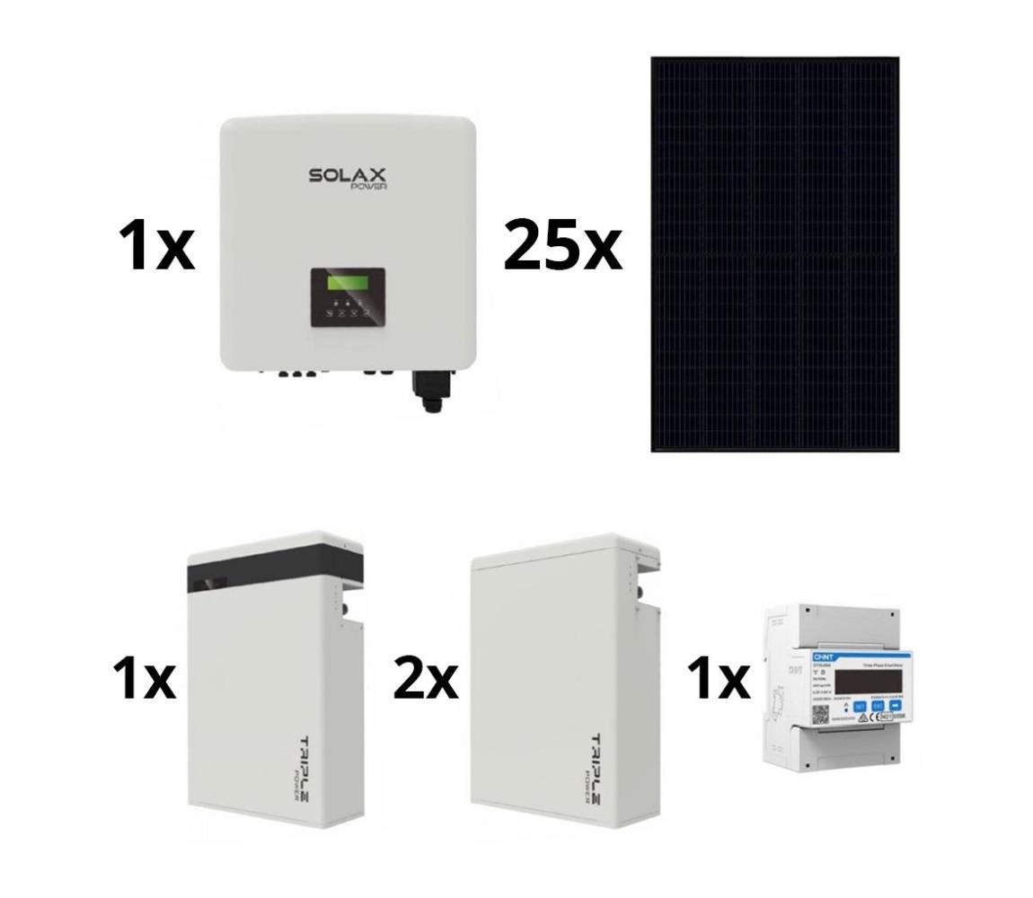 SolaXPower Sol. sestava: SOLAX Power - 10kWp JINKO + 10kW SOLAX měnič 3f + 17,4 kWh baterie SM9998-25ks