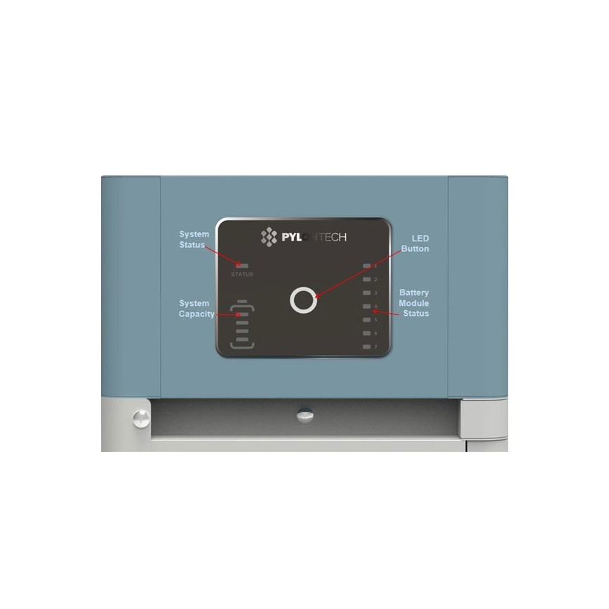 Solární bateriová sestava PYLONTECH: BMS Force H2 + Force H2 10,65 kWh