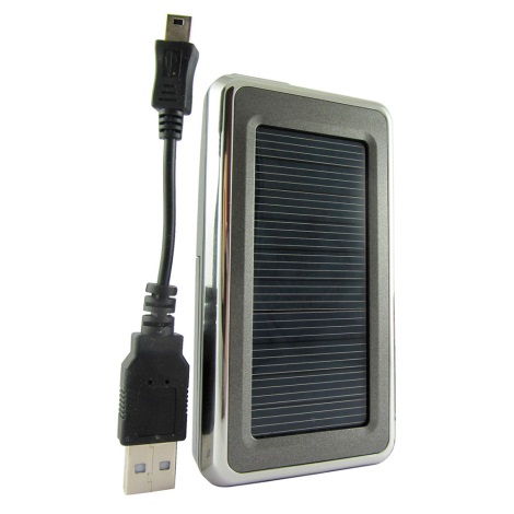 Solární nabíječka BC-25 2xAA/USB 5V