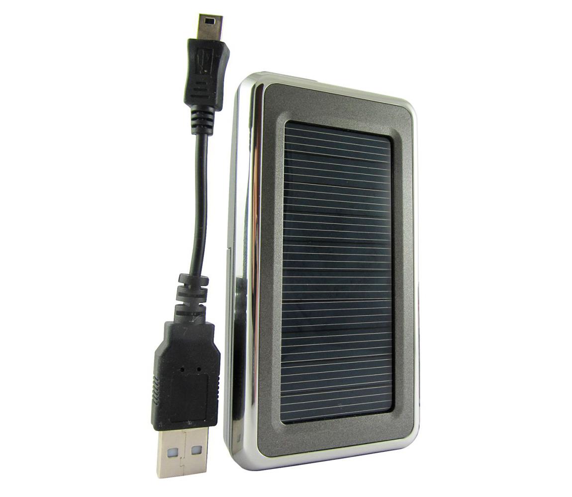 Solární nabíječka BC-25 2xAA/USB 5V 