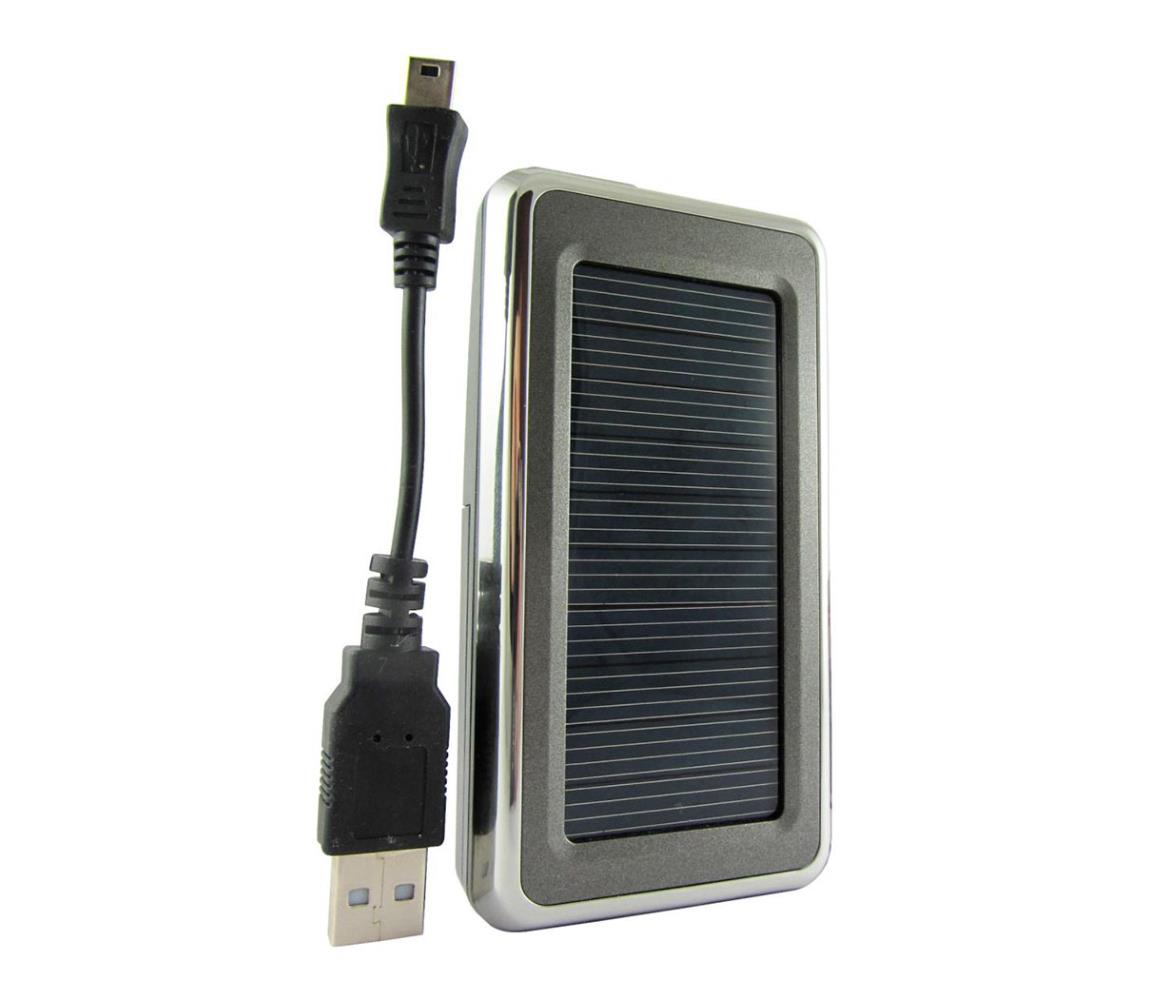 Baterie centrum Solární nabíječka BC-25 2xAA/USB 5V BC0175