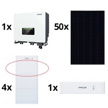 Solární sestava SOFAR Solar - 20kWp panel RISEN Full Black + 20kW SOLAX měnič 3f + 20 kWh baterie SOFAR s řídící jednotkou akumulátoru