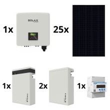 Solární sestava: SOLAX Power - 10kWp JINKO + 10kW SOLAX měnič 3f + 17,4 kWh baterie