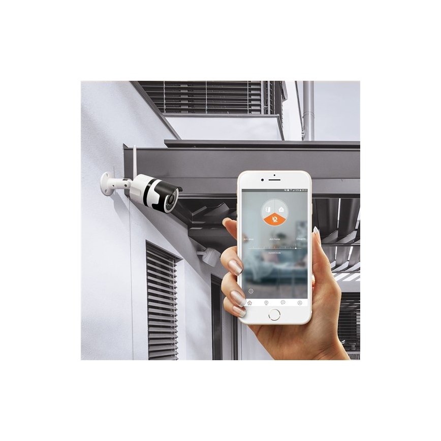 Venkovní IP kamera se senzorem 12V/FULL HD IP65 Wi-Fi Tuya