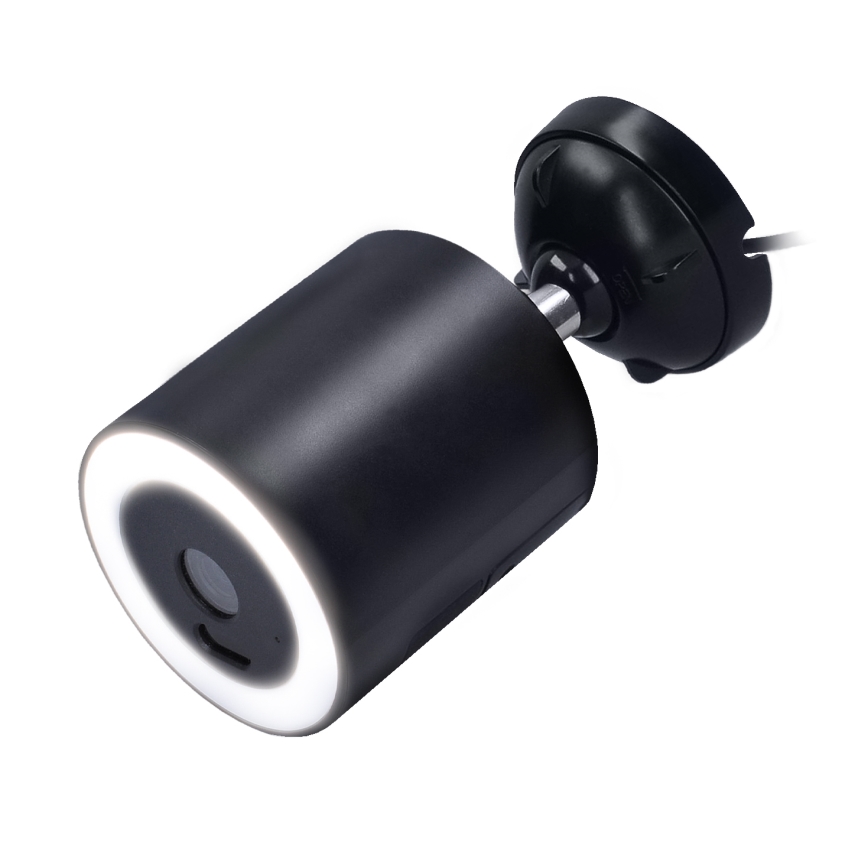 LED Venkovní kamera s osvětlením 12V 1536p IP65