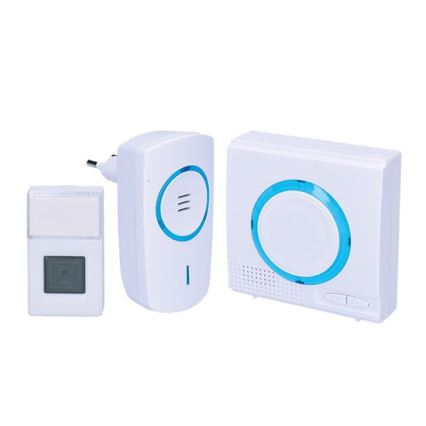 SADA Bezdrátových zvonků 1L65 1x do zásuvky + 1x na baterie IP44
