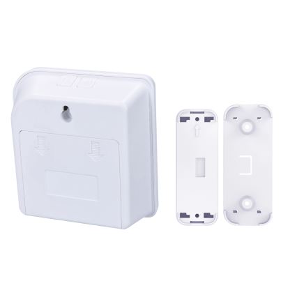 Bezdrátový zvonek na baterie 3V/3xAA IP44 bílá