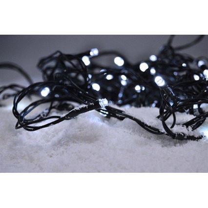Vánoční řetěz venkovní 30m 300xLED/230V bílá