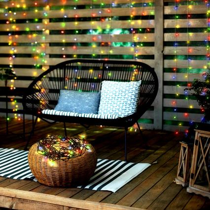 LED Vánoční venkovní řetěz 500xLED/8 funkcí 55 m IP44 multicolor