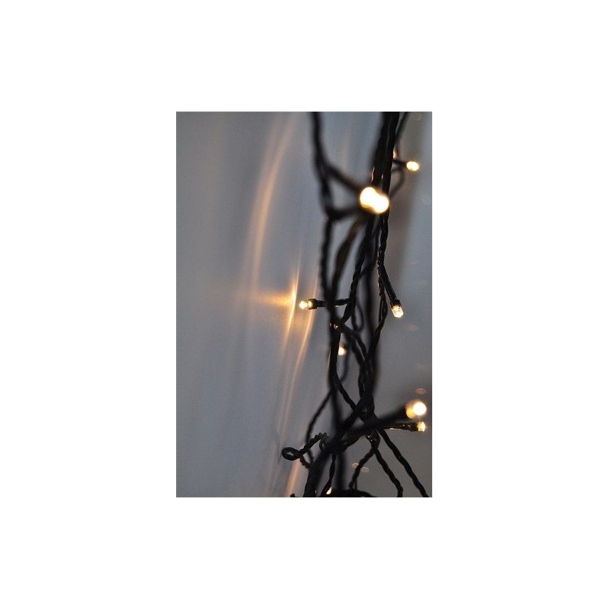 Vánoční řetěz venkovní 10m 200xLED/230V teplá bílá