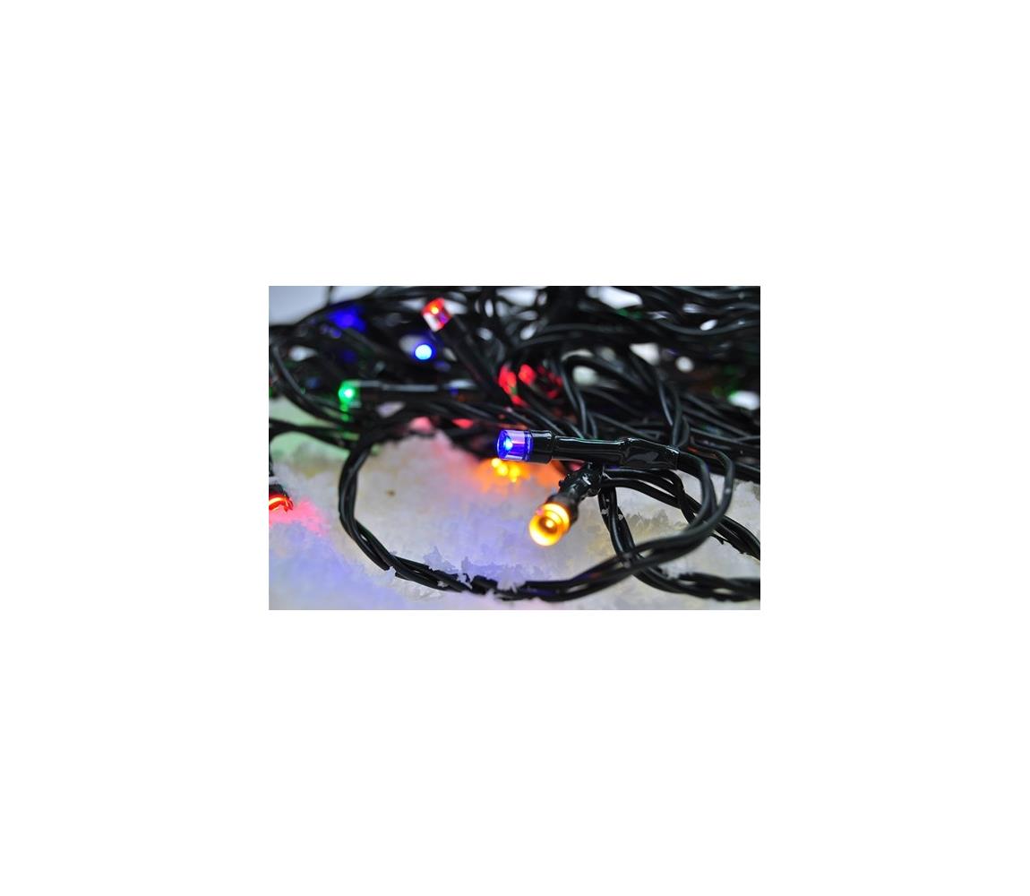   1V101-M- LED Venkovní vánoční řetěz 100xLED/8 funkcí IP44 13m multicolor 