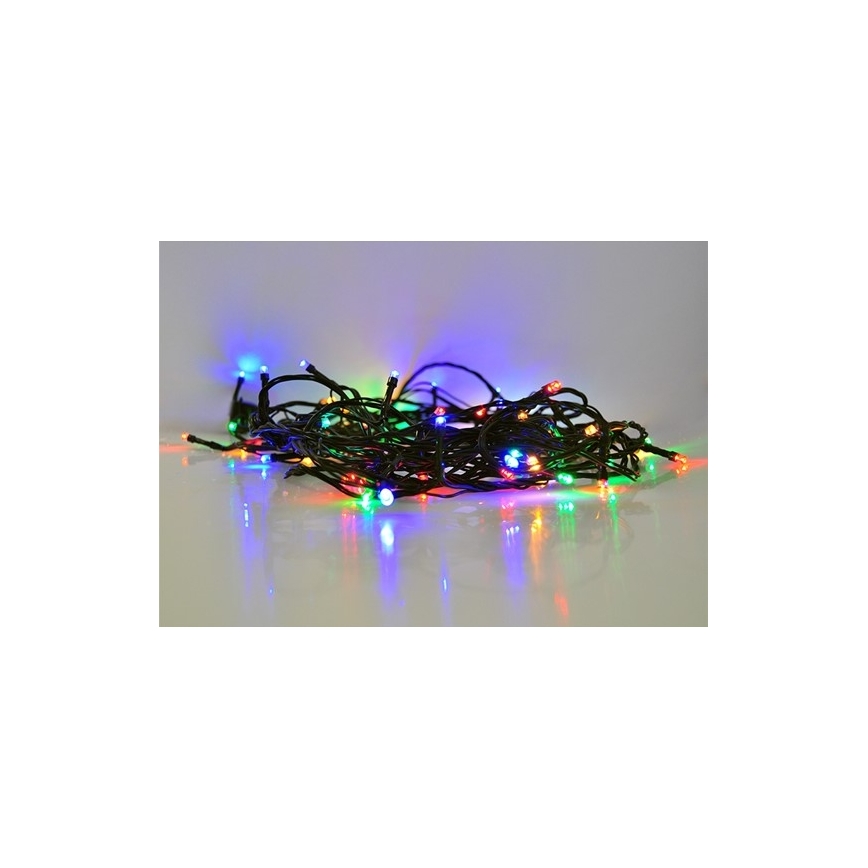 LED Vánoční venkovní řetěz 100xLED/230V IP44 10m barevný