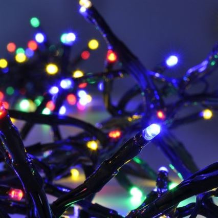 LED Venkovní  řetěz se zvukovým senzorem 576xLED/8 funkcí 8m IP44 multicolor + dálkové ovládání