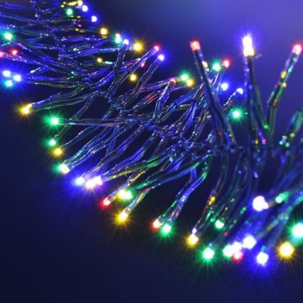 LED Venkovní  řetěz se zvukovým senzorem 576xLED/8 funkcí 8m IP44 multicolor + dálkové ovládání