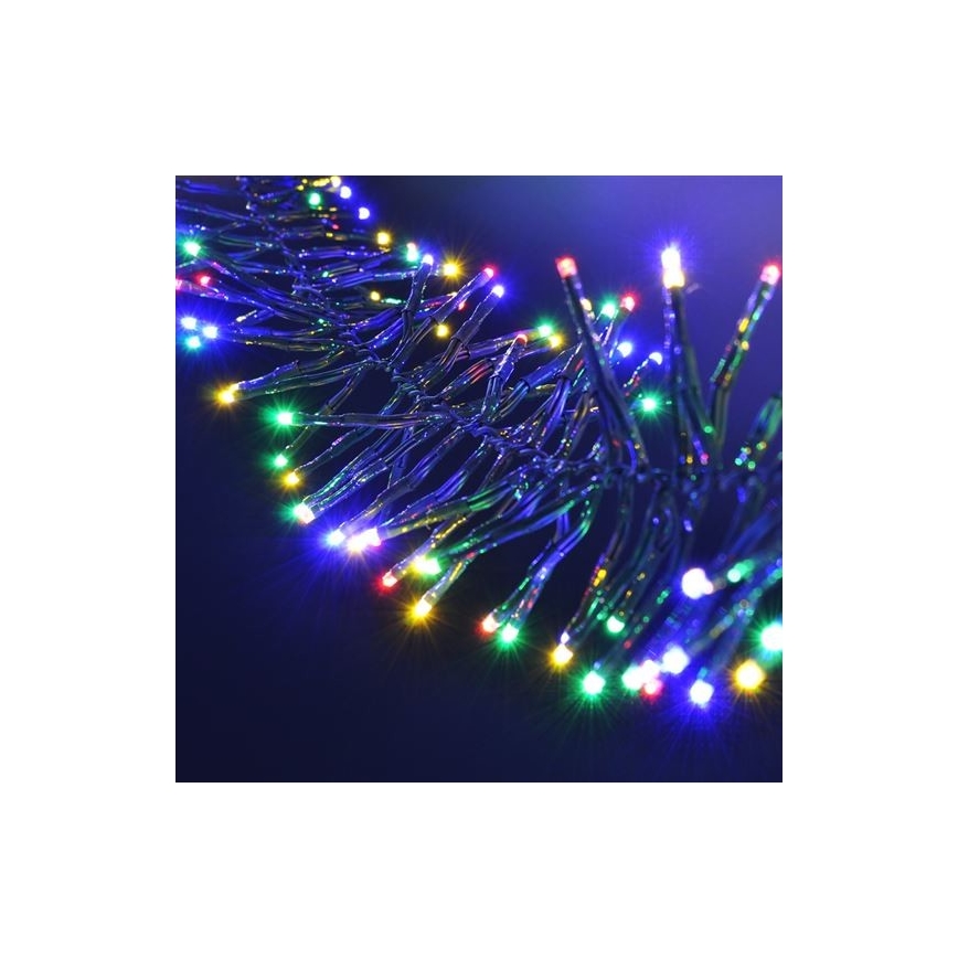 LED Venkovní  řetěz se zvukovým senzorem 576xLED/8 funkcí 8m IP44 multicolor + dálkové ovládání