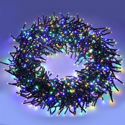 LED Venkovní  řetěz se zvukovým senzorem 576xLED/8 funkcí 8m IP44 multicolor + dálkové ovládání