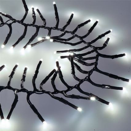 LED Venkovní  řetěz 576xLED/8 funkcí 8m IP44 studená bílá + DO