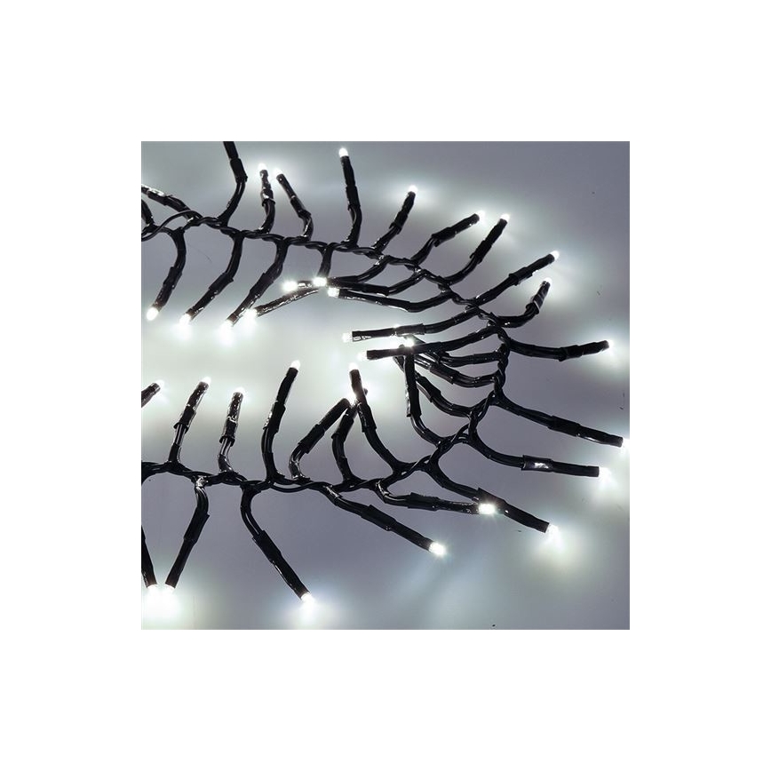 LED Venkovní  řetěz 576xLED/8 funkcí 8m IP44 studená bílá + DO