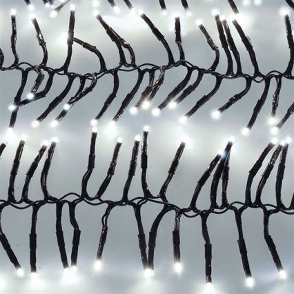 LED Venkovní  řetěz 576xLED/8 funkcí 8m IP44 studená bílá + DO