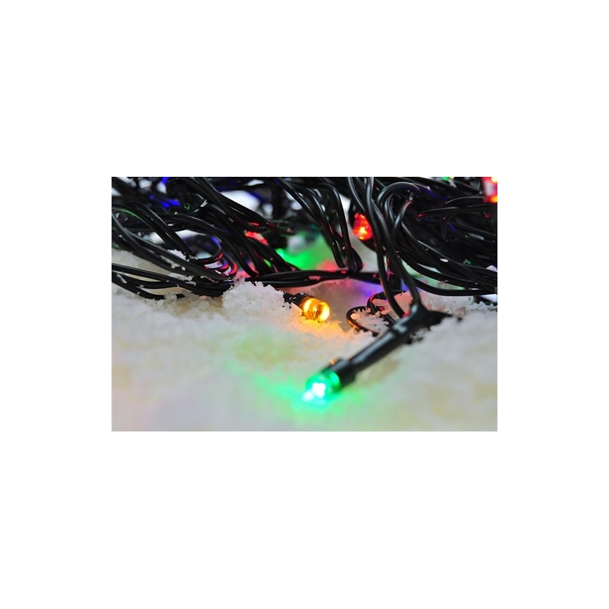 LED Venkovní řetěz 50xLED/8 funkcí 8m IP44 multicolor