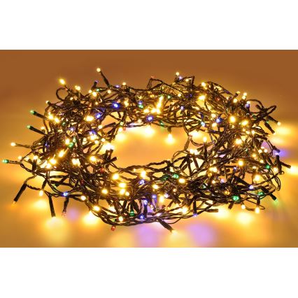 LED Venkovní  řetěz 400xLED/8 funkcí 25m Wi-Fi Tuya IP44 multicolor/teplá bílá