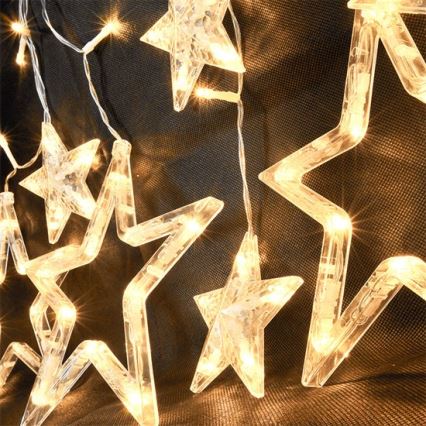 LED Vánoční světelný závěs 1,8 m 77xLED/3xAA