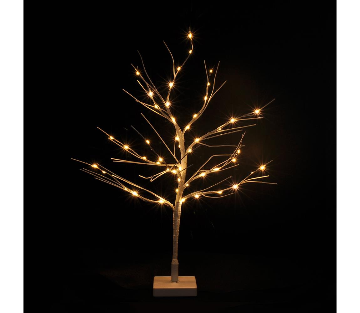  LED zimní stromek, 50x LED, 60cm, 3xAA 1V247