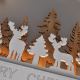 LED Vánoční dekorace LED/2xAA les s jeleny