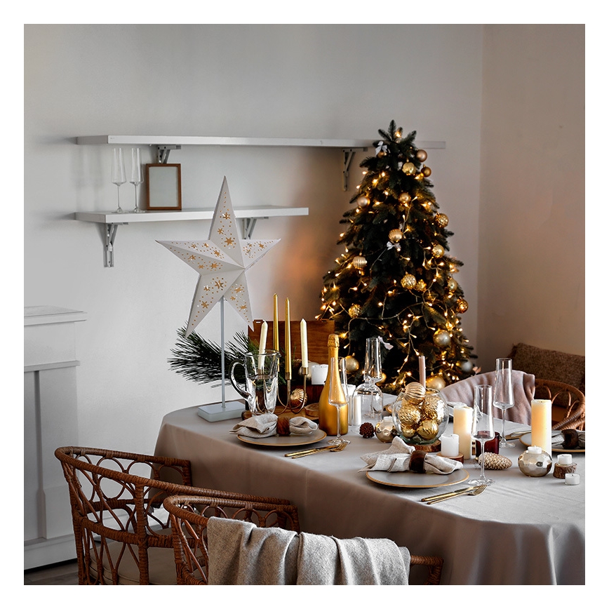 LED Vánoční dekorace LED/3xAA hvězda