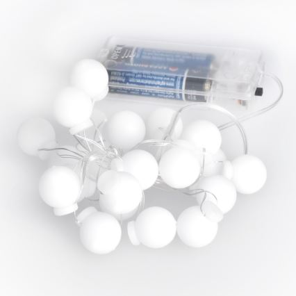 LED Vánoční řetěz 20xLED/2xAA 2,3 m multicolor