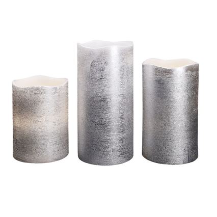 SADA 3x LED Svíčka LED/3xAAA teplá bílá