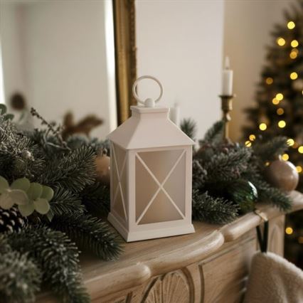 LED Vánoční lucerna LED/2xAA teplá bílá